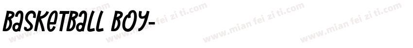 Basketball Boy字体转换